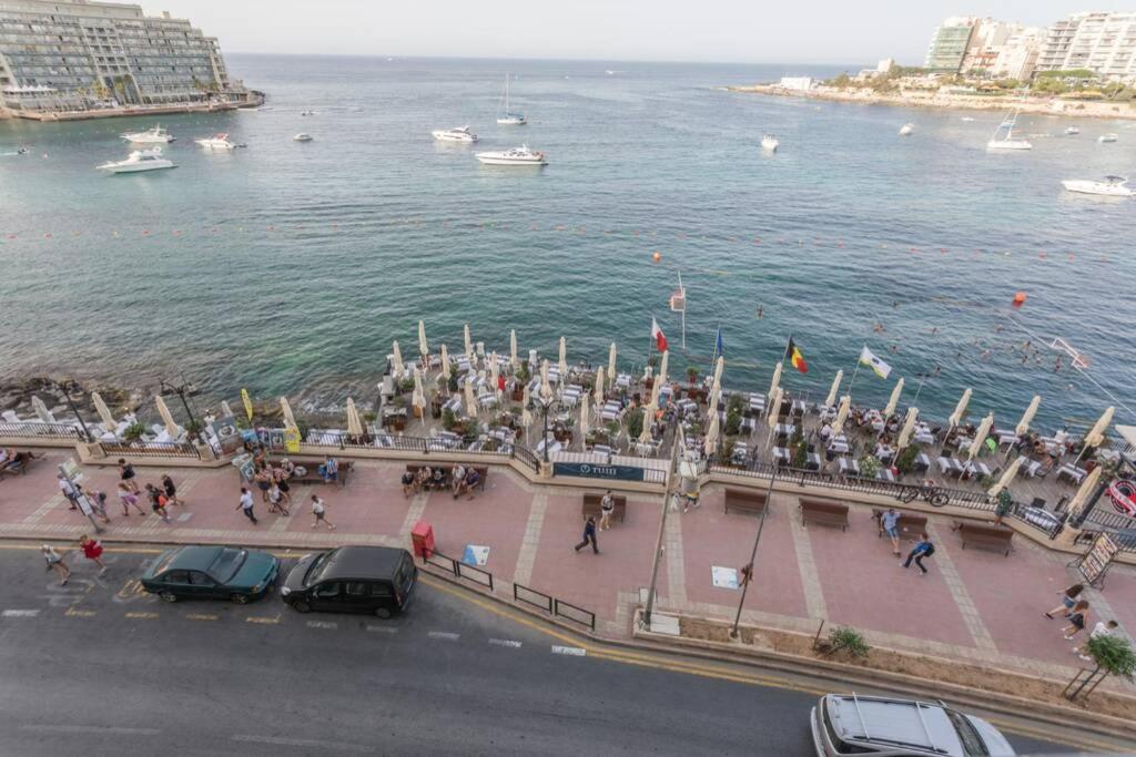 St Julians' Sea Front, Spectacular View, Apartment Saint Julian's Bagian luar foto